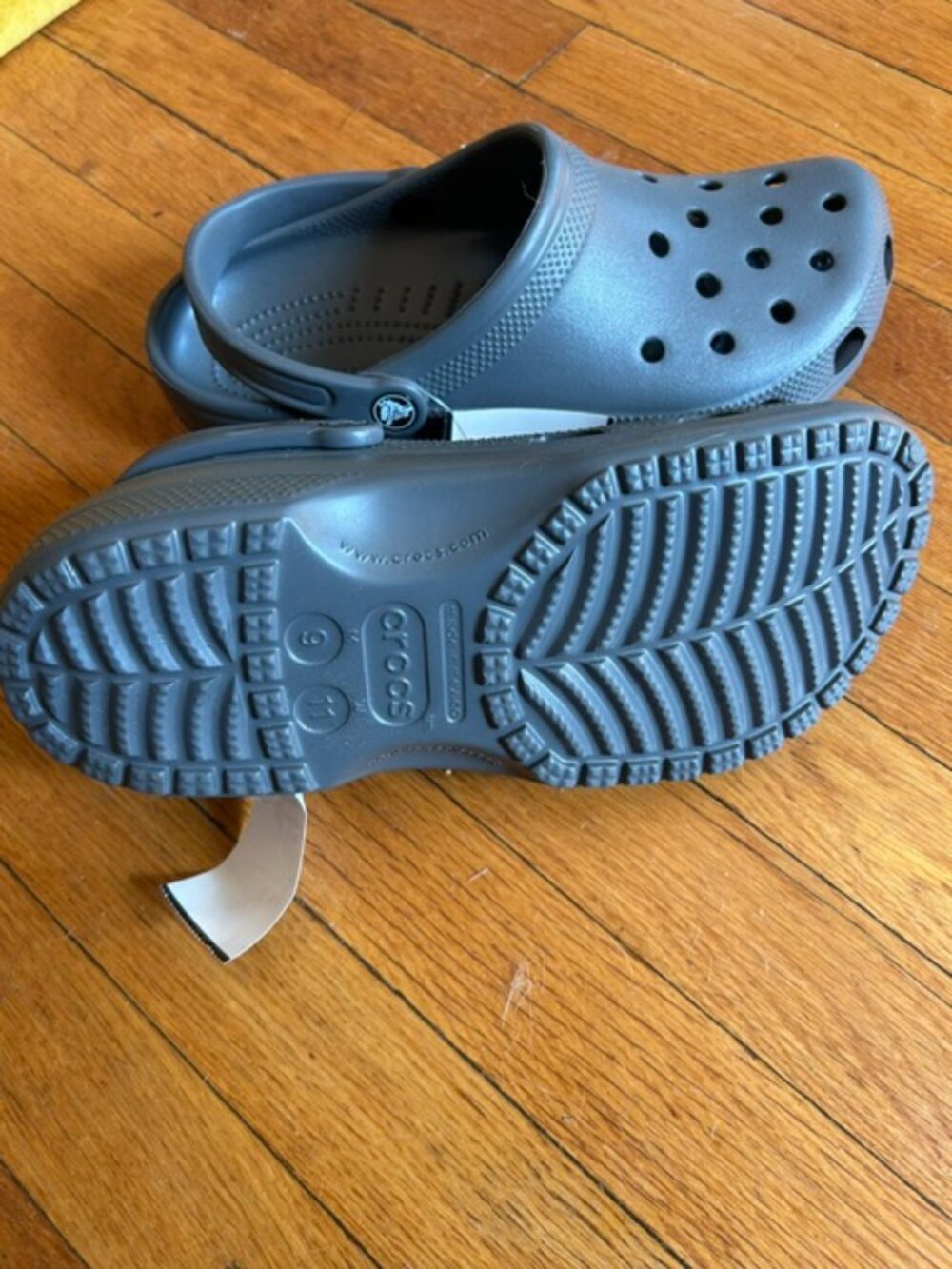 Crocs size 9M, 11W, dark blue - Picture 3 of 5